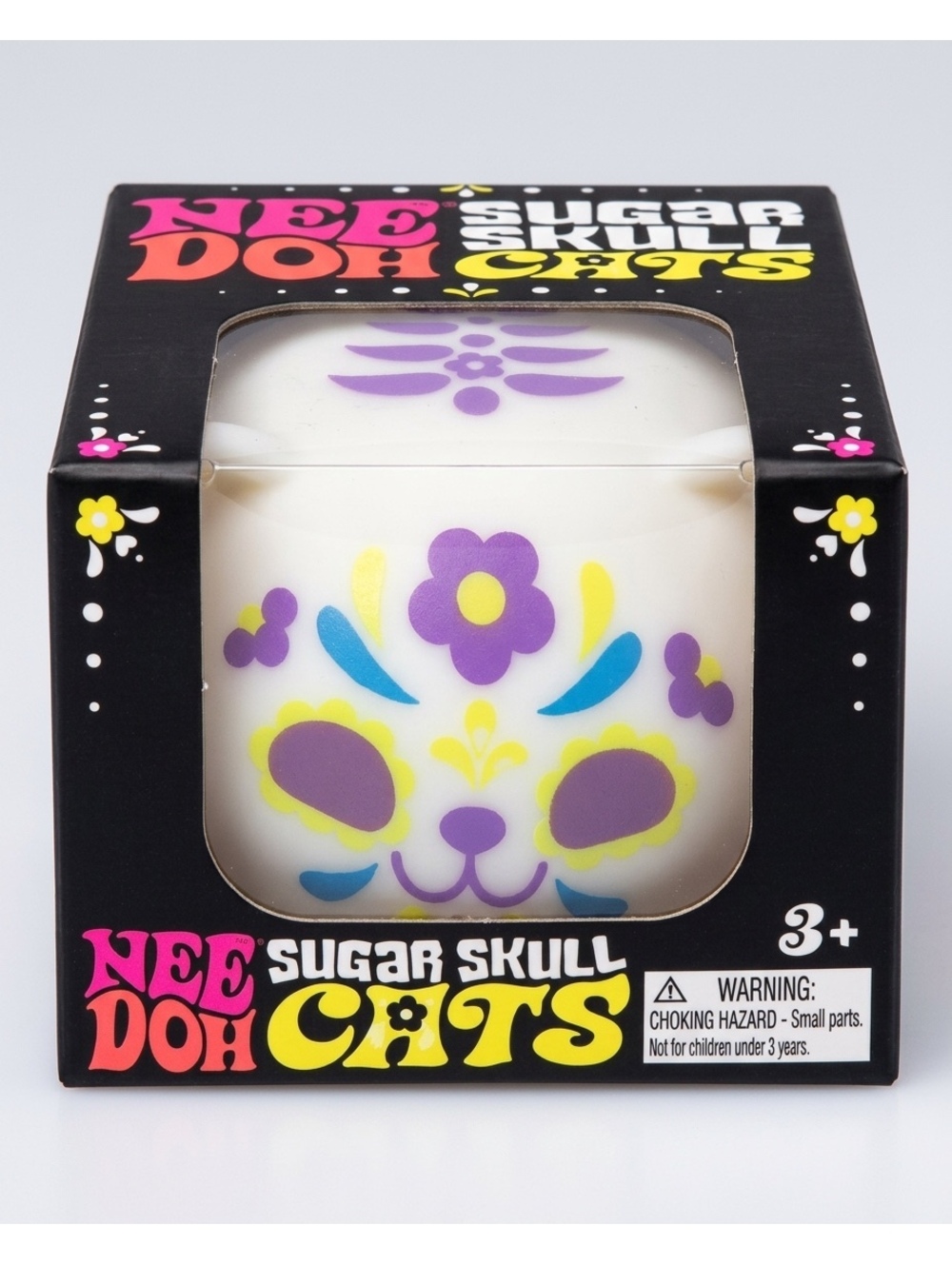 Schylling NeeDoh Sugar Skull Cats Tactile Squish Squeeze Toy 3+ 26068HY